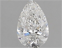 Natural Diamond 0.90 Carats, Pear with  Cut, G Color, SI1 Clarity and Certified by GIA