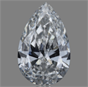 Natural Diamond 0.23 Carats, Pear with  Cut, E Color, I1 Clarity and Certified by GIA