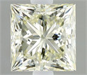 Natural Diamond 0.69 Carats, Princess with  Cut, L Color, VVS1 Clarity and Certified by IGI