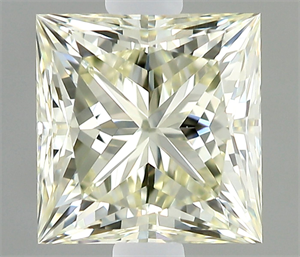 Picture of Natural Diamond 0.69 Carats, Princess with  Cut, L Color, VVS1 Clarity and Certified by IGI