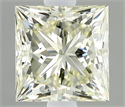 Natural Diamond 0.69 Carats, Princess with  Cut, L Color, VVS1 Clarity and Certified by IGI