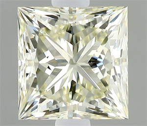 Picture of Natural Diamond 0.69 Carats, Princess with  Cut, L Color, VVS1 Clarity and Certified by IGI