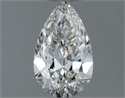 Diamante Natural 0.50 quilates, De pera , Color H, claridad VS1 y certificado GIA