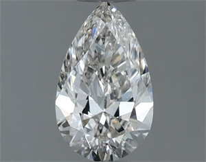 Picture of Natural Diamond 0.50 Carats, Pear with  Cut, H Color, VS1 Clarity and Certified by GIA