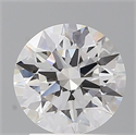 Del inventario de diamantes de laboratorio, 2.09 quilates, Redondo , Color E, claridad VVS2 y certificado IGI