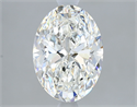 Diamante Natural 2.50 quilates, Ovalado , Color G, claridad VVS1 y certificado GIA