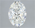 Diamante Natural 2.50 quilates, Ovalado , Color G, claridad VVS1 y certificado GIA