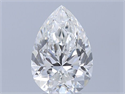 Diamante Natural 2.50 quilates, De pera , Color G, claridad IF y certificado GIA