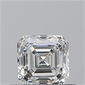 Natural Diamond 0.50 Carats, Asscher with  Cut, I Color, VVS1 Clarity and Certified by GIA