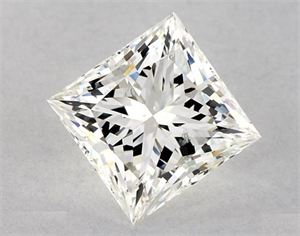 Picture of Natural Diamond 1.71 Carats, Princess with  Cut, H Color, I1 Clarity and Certified by GIA