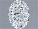 Natural Diamond 1.00 Carats, Oval with  Cut, F Color, SI1 Clarity and Certified by GIA