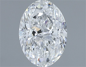 Foto Diamante Natural 1.00 quilates, Ovalado , Color F, claridad SI1 y certificado GIA de