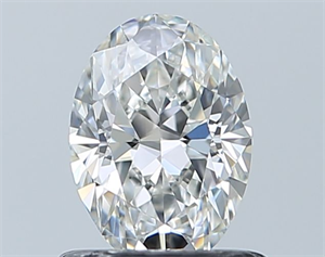 Picture of Natural Diamond 0.72 Carats, Oval with  Cut, H Color, VVS1 Clarity and Certified by GIA