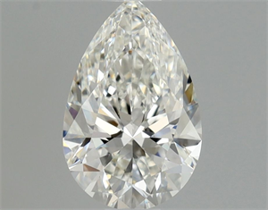 Picture of Natural Diamond 0.61 Carats, Pear with  Cut, G Color, VS1 Clarity and Certified by GIA