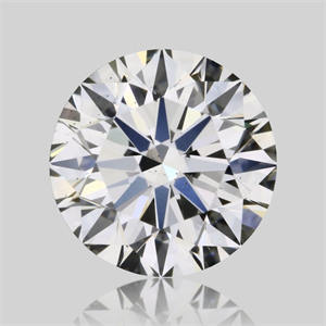 Picture of Natural Diamond 1.00 Carats, Round with Excellent Cut, H Color, SI1 Clarity and Certified by GIA