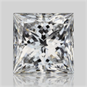 Natural Diamond 0.70 Carats, Princess with  Cut, D Color, VS2 Clarity and Certified by GIA