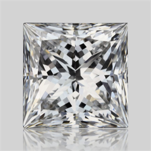 Picture of Natural Diamond 0.70 Carats, Princess with  Cut, D Color, VS2 Clarity and Certified by GIA