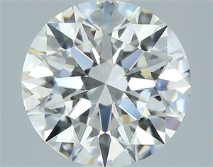Foto Diamante Natural 1.51 quilates, Redondo , Color H, claridad IF y certificado GIA de