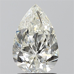 Picture of Natural Diamond 1.50 Carats, Pear with  Cut, J Color, SI1 Clarity and Certified by GIA
