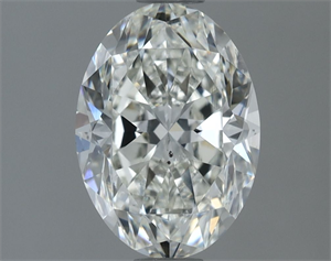 Picture of Natural Diamond 1.50 Carats, Oval with  Cut, I Color, SI1 Clarity and Certified by GIA
