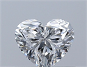 Natural Diamond 0.41 Carats, Heart with  Cut, E Color, VS1 Clarity and Certified by GIA