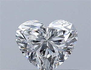 Picture of Natural Diamond 0.41 Carats, Heart with  Cut, E Color, VS1 Clarity and Certified by GIA