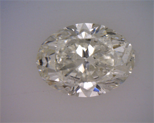Foto Diamante Natural 0.90 quilates, Ovalado , Color J, claridad SI2 y certificado GIA de