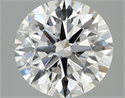 Lab Grown Diamond 3.04 Carats, Round with Ideal Cut, F Color, VVS2 Clarity and Certified by IGI