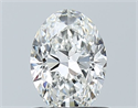 Diamante Natural 0.73 quilates, Ovalado , Color F, claridad VVS1 y certificado GIA