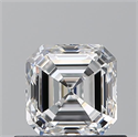 Natural Diamond 0.70 Carats, Asscher with  Cut, D Color, VS1 Clarity and Certified by GIA