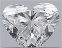Natural Diamond 0.31 Carats, Heart with  Cut, F Color, VS1 Clarity and Certified by GIA
