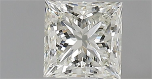 Picture of Natural Diamond 0.75 Carats, Princess with  Cut, L Color, VVS1 Clarity and Certified by GIA