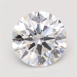 Picture of Lab Grown Diamond 1.09 Carats, Round with Ideal Cut, D Color, VVS2 Clarity and Certified by IGI