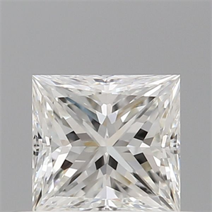 Picture of Natural Diamond 0.50 Carats, Princess with  Cut, G Color, VVS2 Clarity and Certified by GIA