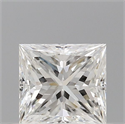Natural Diamond 0.50 Carats, Princess with  Cut, G Color, VVS2 Clarity and Certified by GIA