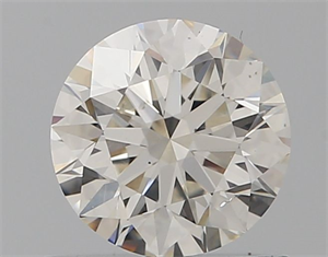 Picture of Natural Diamond 0.70 Carats, Round with Excellent Cut, H Color, VS2 Clarity and Certified by IGI