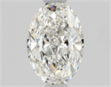 Natural Diamond 0.70 Carats, Oval with  Cut, G Color, SI1 Clarity and Certified by GIA