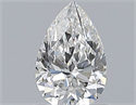 Diamante Natural 0.65 quilates, De pera , Color E, claridad SI1 y certificado GIA