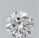 Natural Diamond 0.60 Carats, Round with Excellent Cut, D Color, VVS1 Clarity and Certified by HRD