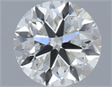 Diamante Natural 0.46 quilates, Redondo , Color H, claridad VVS2 y certificado IGI
