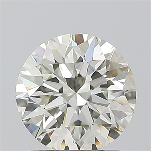 Picture of Natural Diamond 1.20 Carats, Round with Excellent Cut, J Color, VVS2 Clarity and Certified by IGI