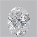 Natural Diamond 1.30 Carats, Oval with  Cut, D Color, VS2 Clarity and Certified by GIA
