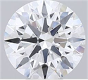 Lab Grown Diamond 5.57 Carats, Round with Excellent Cut, D Color, VS1 Clarity and Certified by GIA