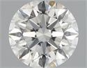 Natural Diamond 0.83 Carats, Round with Excellent Cut, G Color, IF Clarity and Certified by IGI