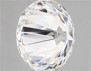 Picture of Lab Grown Diamond 3.26 Carats, Round with Ideal Cut, E Color, VVS1 Clarity and Certified by IGI