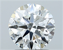 Natural Diamond 1.58 Carats, Round with Excellent Cut, F Color, IF Clarity and Certified by GIA