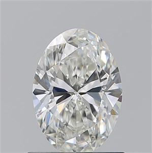 Picture of Natural Diamond 0.90 Carats, Oval with  Cut, H Color, VS2 Clarity and Certified by GIA