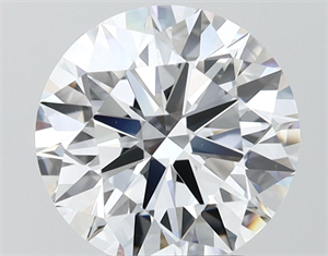 Picture of Lab Grown Diamond 3.05 Carats, Round with Ideal Cut, E Color, VS1 Clarity and Certified by IGI