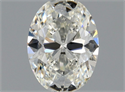 Natural Diamond 0.40 Carats, Oval with  Cut, I Color, VS1 Clarity and Certified by GIA
