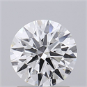 Del inventario de diamantes de laboratorio, 1.34 quilates, Redondo , Color D, claridad VVS2 y certificado IGI